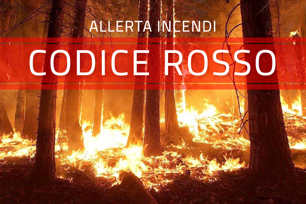 avviso criticità incendi boschivi